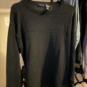 Axcess Black Crewneck Sweater
